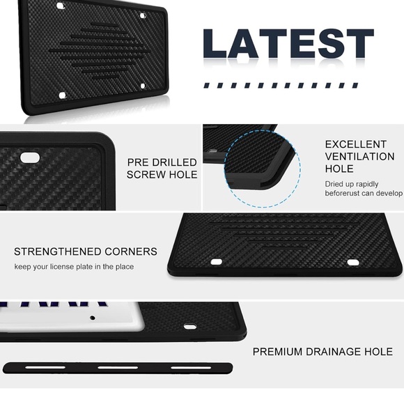 2 pack Intermerge license plates frames - Picture 3 of 8